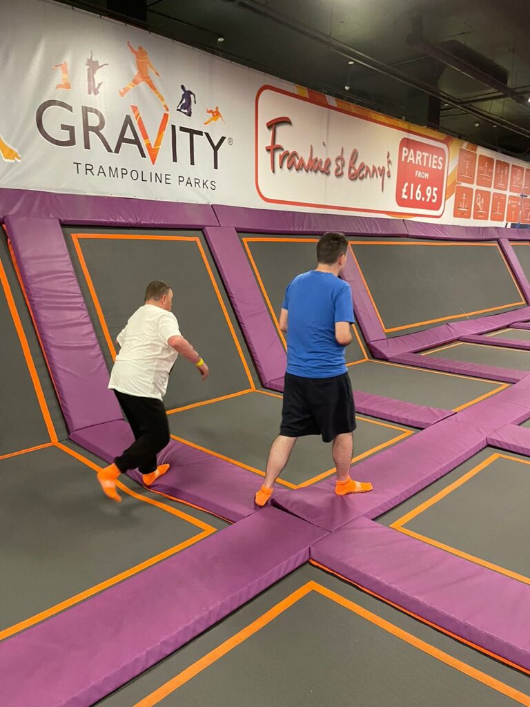 At the Trampoline Park